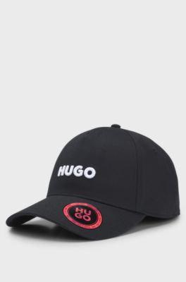 Cotton-twill logo cap, Black