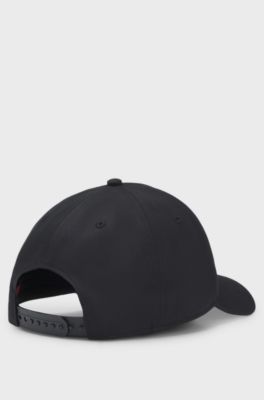 Cotton-twill cap with logo , Black