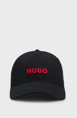 Cotton-twill cap with logo , Black