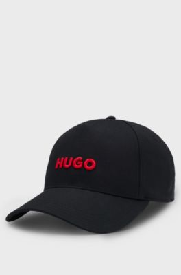 Cotton-twill cap with logo , Black