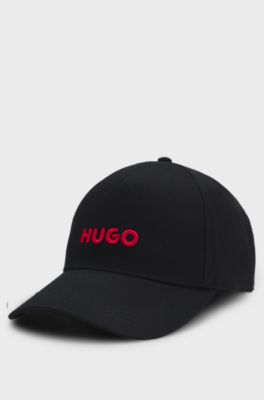 Cotton-twill cap with logo , Black