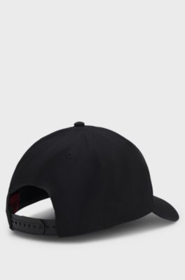 Cotton-twill cap with logo , Black