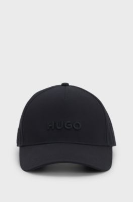 Cotton-twill cap with logo , Black