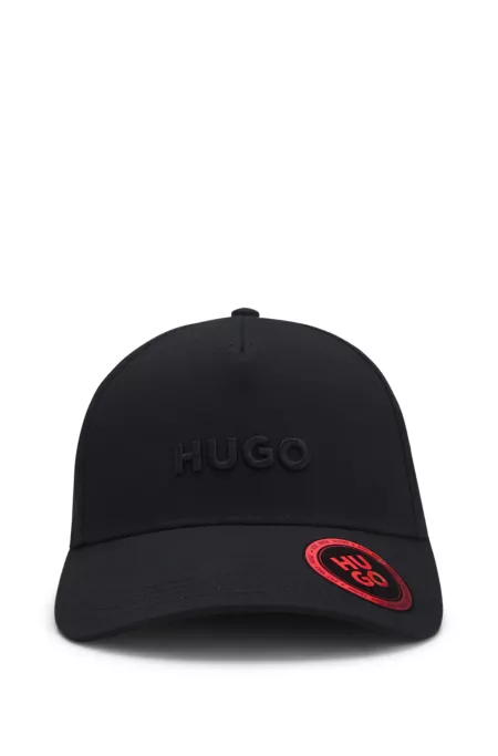 Cotton-twill cap with logo