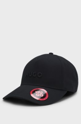 Cotton-twill cap with logo , Black