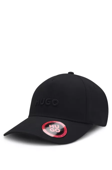 Cotton-twill cap with logo