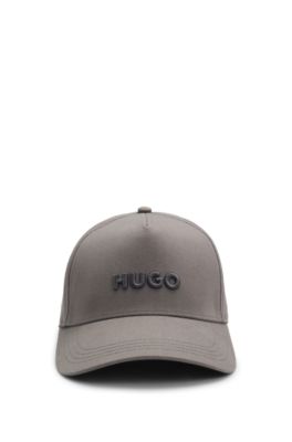 Cotton-twill cap with logo , Dark Grey