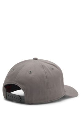 Cotton-twill cap with logo , Dark Grey