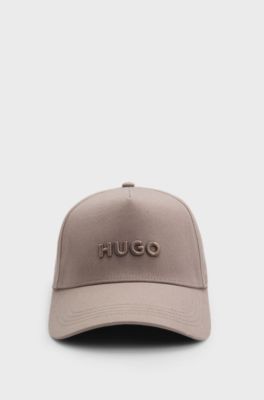 Cotton-twill cap with logo , Light Brown