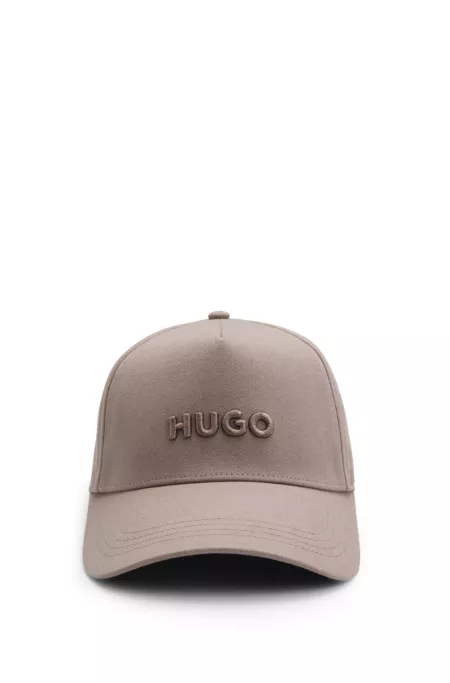 Cotton-twill cap with logo