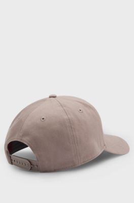 Cotton-twill cap with logo , Light Brown