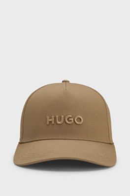 Cotton-twill logo cap, Beige
