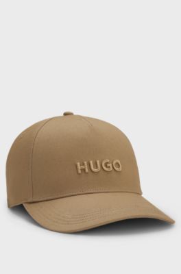 Cotton-twill logo cap, Beige