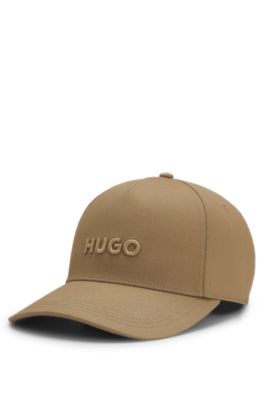Cotton-twill logo cap, Beige
