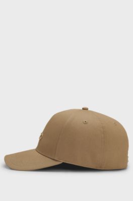 Cotton-twill logo cap, Beige