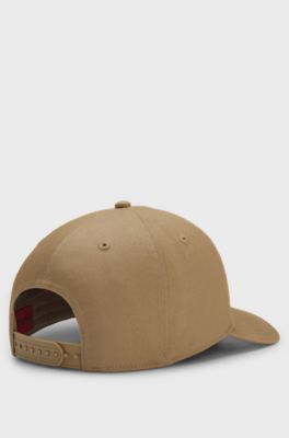 Cotton-twill logo cap, Beige