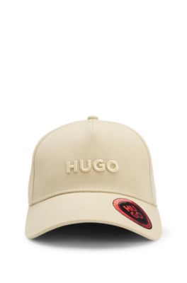 Cotton-twill cap with logo , Beige