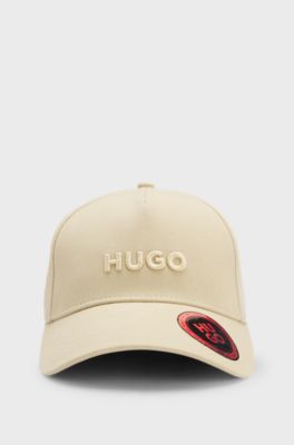 Cotton-twill cap with logo , Beige