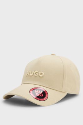 Cotton-twill cap with logo , Beige