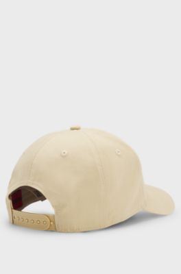 Cap aus Baumwoll-Twill mit Logo , Beige