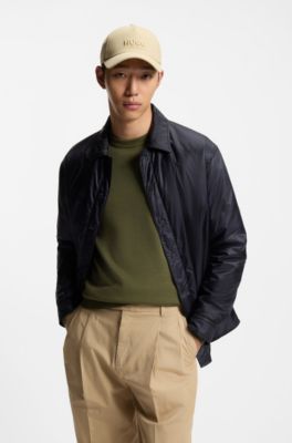 Pet van katoenen twill met logo , Beige