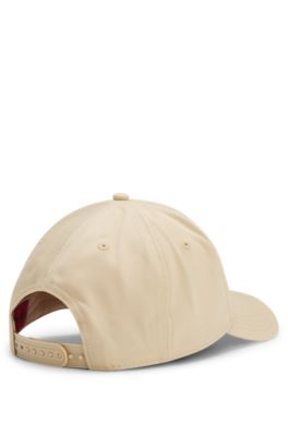 Cotton-twill cap with logo , Light Beige