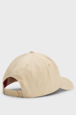 Cotton-twill cap with logo , Light Beige