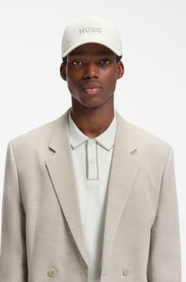 Cappellino in twill di cotone con logo, Calce