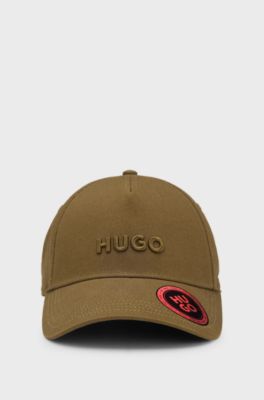 Cotton-twill cap with logo , Khaki
