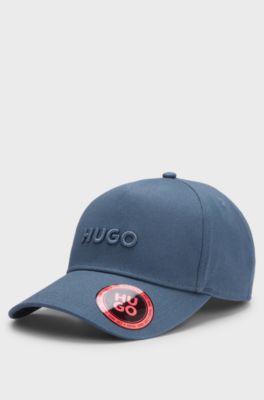 Cotton-twill cap with logo , Blue