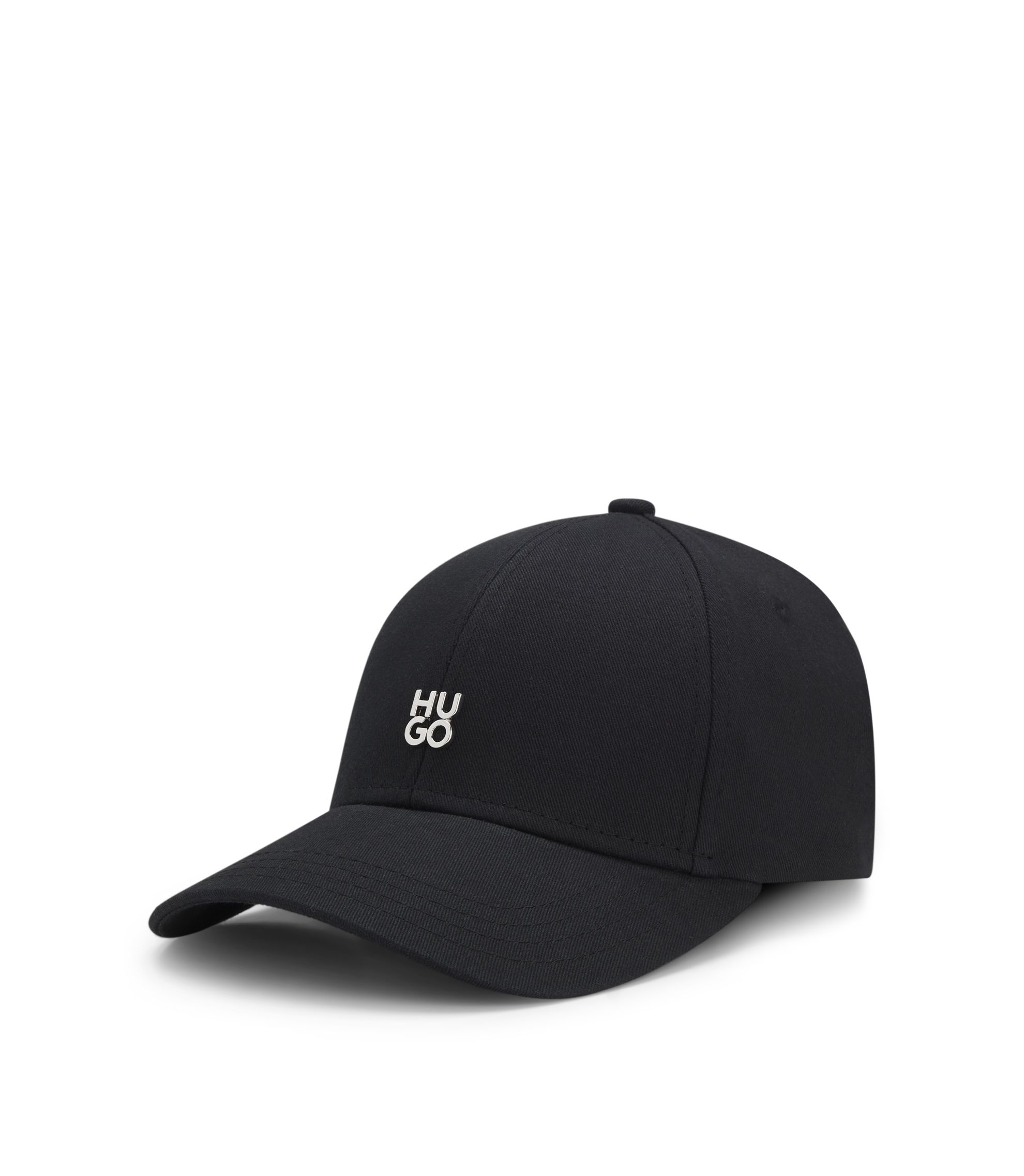 Cap aus Baumwoll-Twill mit Stack-Logo-Schriftzug