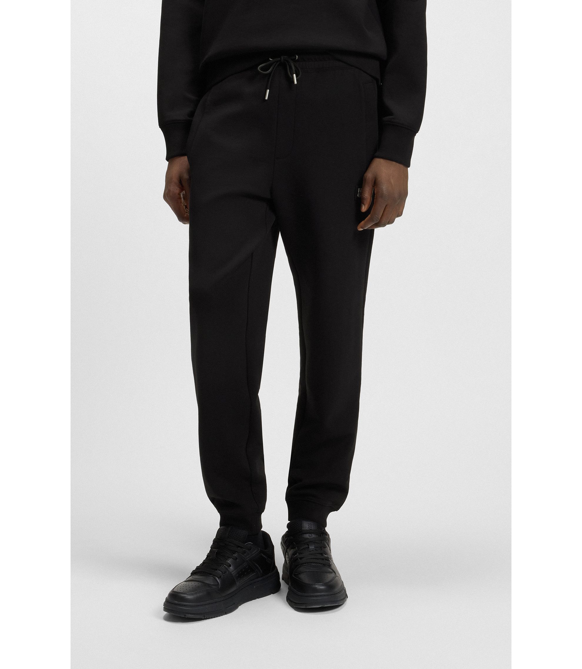 Jogginghose aus Baumwoll-Mix mit Stack-Logo