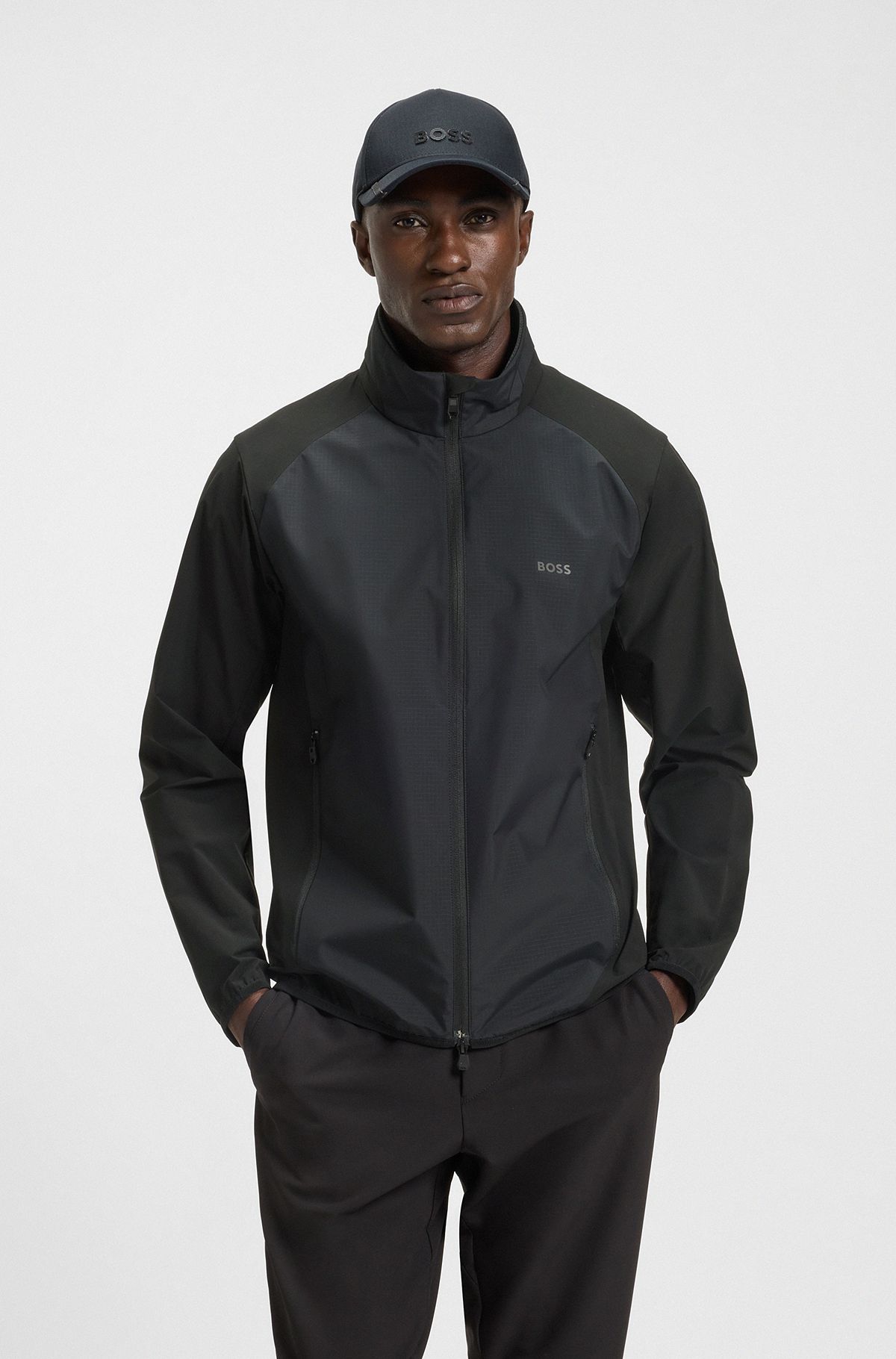 Exclusive Black Casual Jackets for Men by HUGO BOSS Exclusive Black Casual Jackets for Men by HUGO BOSS