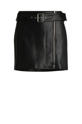 Hugo Hugo Boss - Faux Leather Mini Skirt main image 0