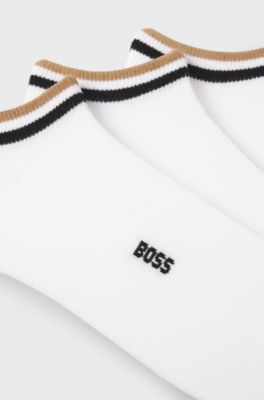 3-pack ankle socks, White
