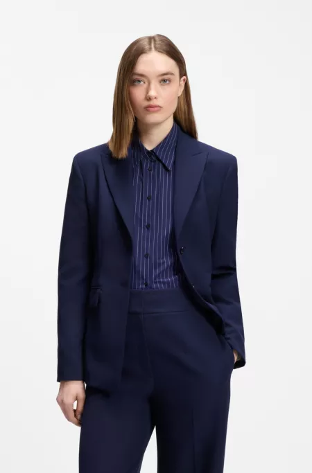 Veste Regular en matière stretch