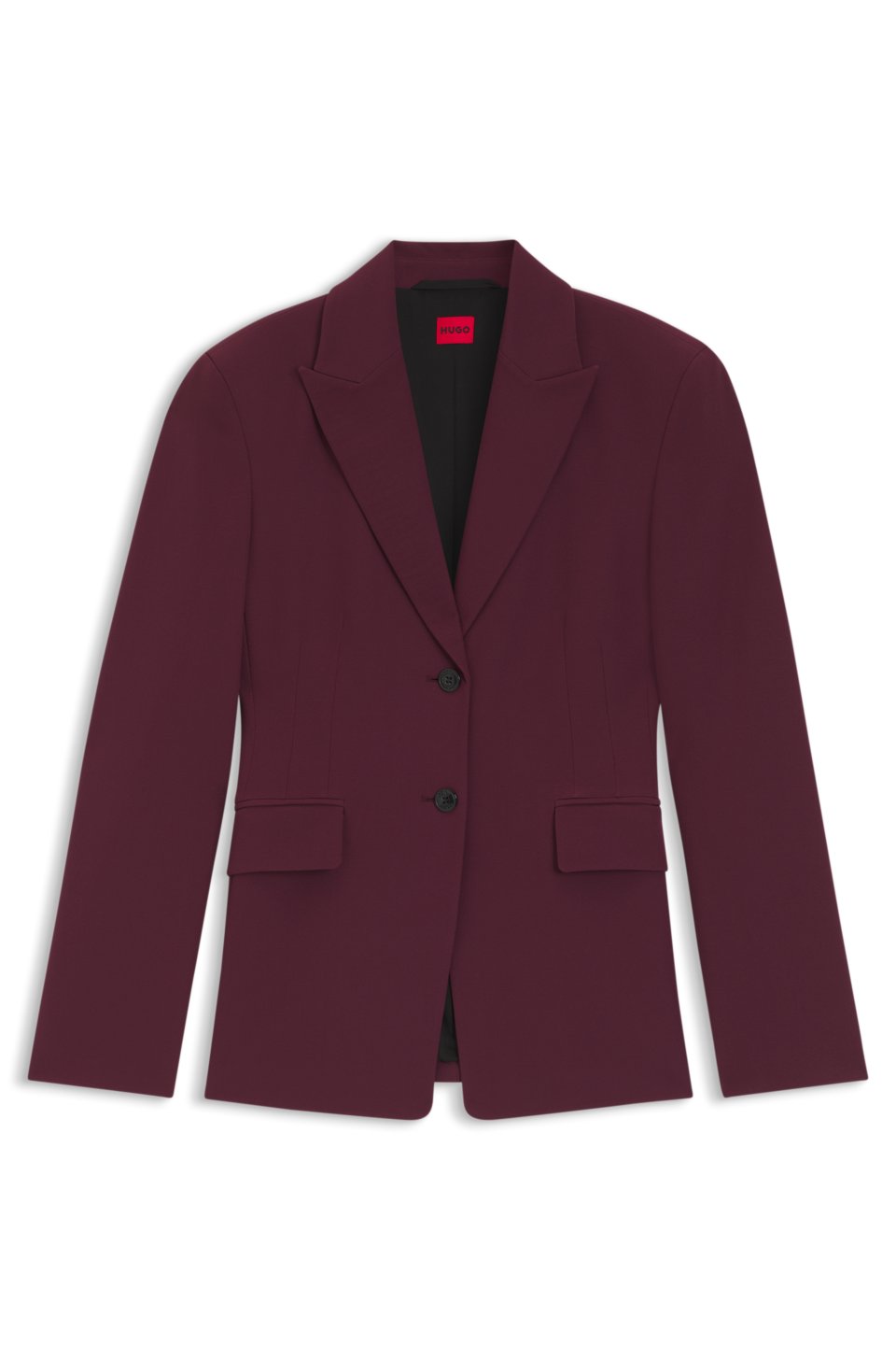 Regular-fit stretch blazer