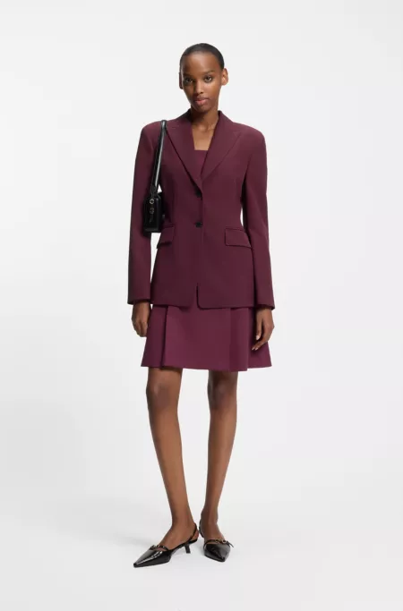 Regular-fit blazer in stretch material