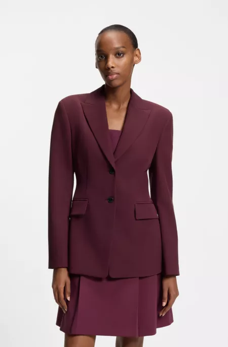 Regular-fit blazer in stretch material