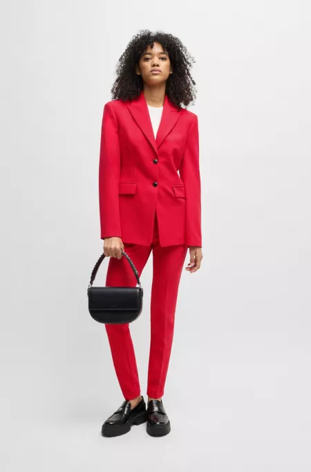 Regular-fit blazer in stretch material
