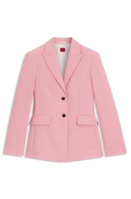 Regular-fit blazer in stretch material, light pink