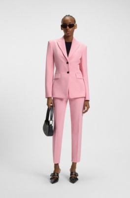 Regular-fit blazer in stretch material, light pink