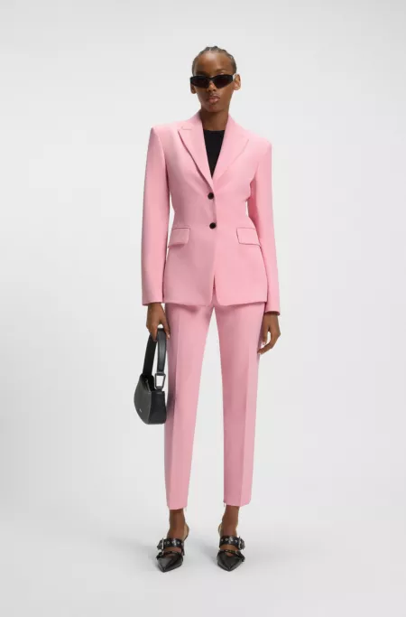 Regular-fit blazer in stretch material