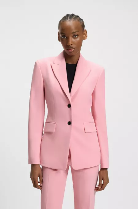 Regular-fit blazer in stretch material