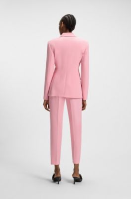 Regular-fit blazer in stretch material, light pink