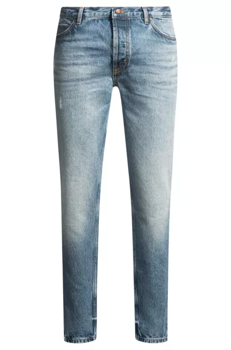 Jean Tapered en denim bleu clair