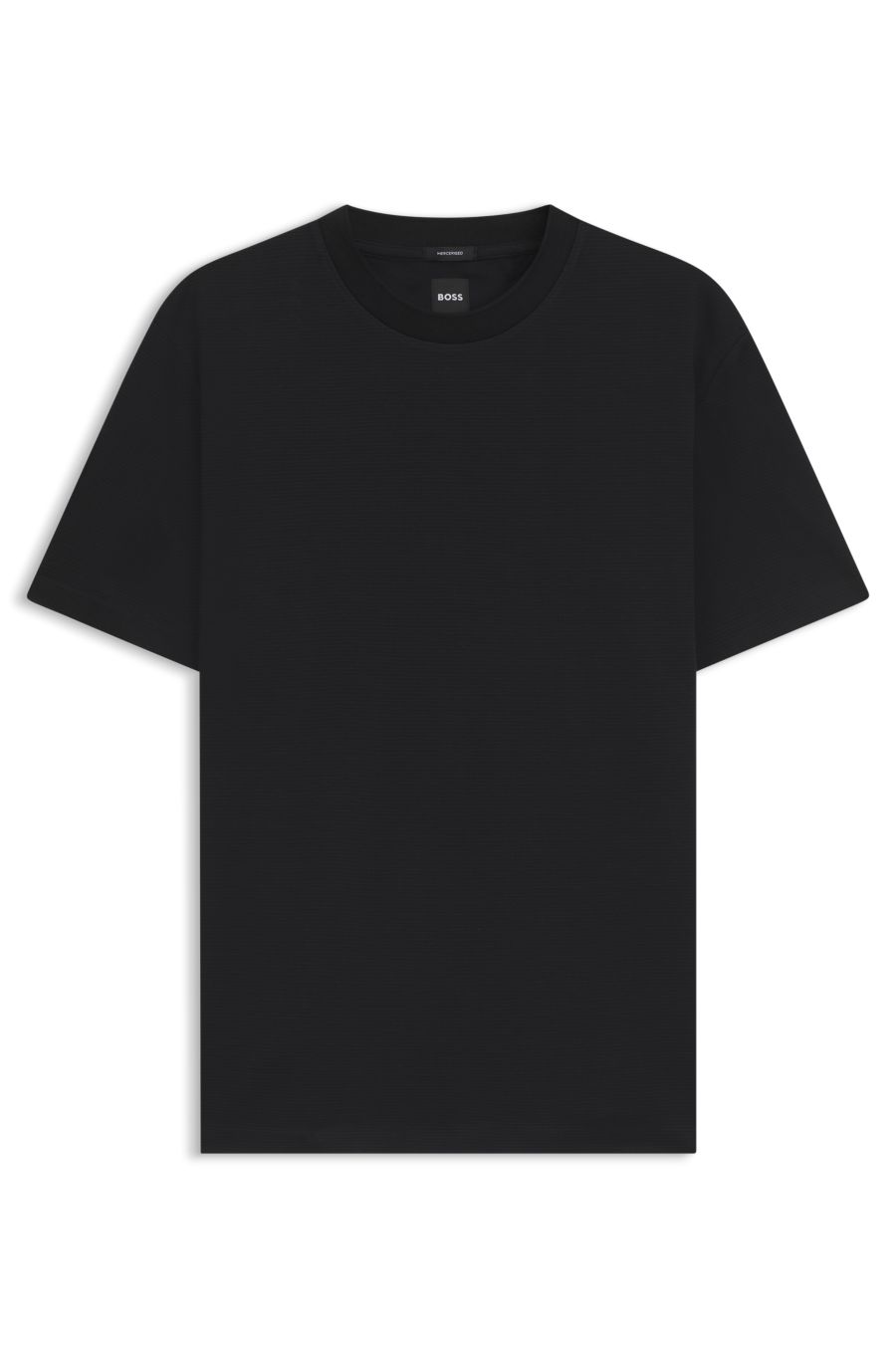 BOSS H-Thompson 432 Micromotif Tee — Dark Grey