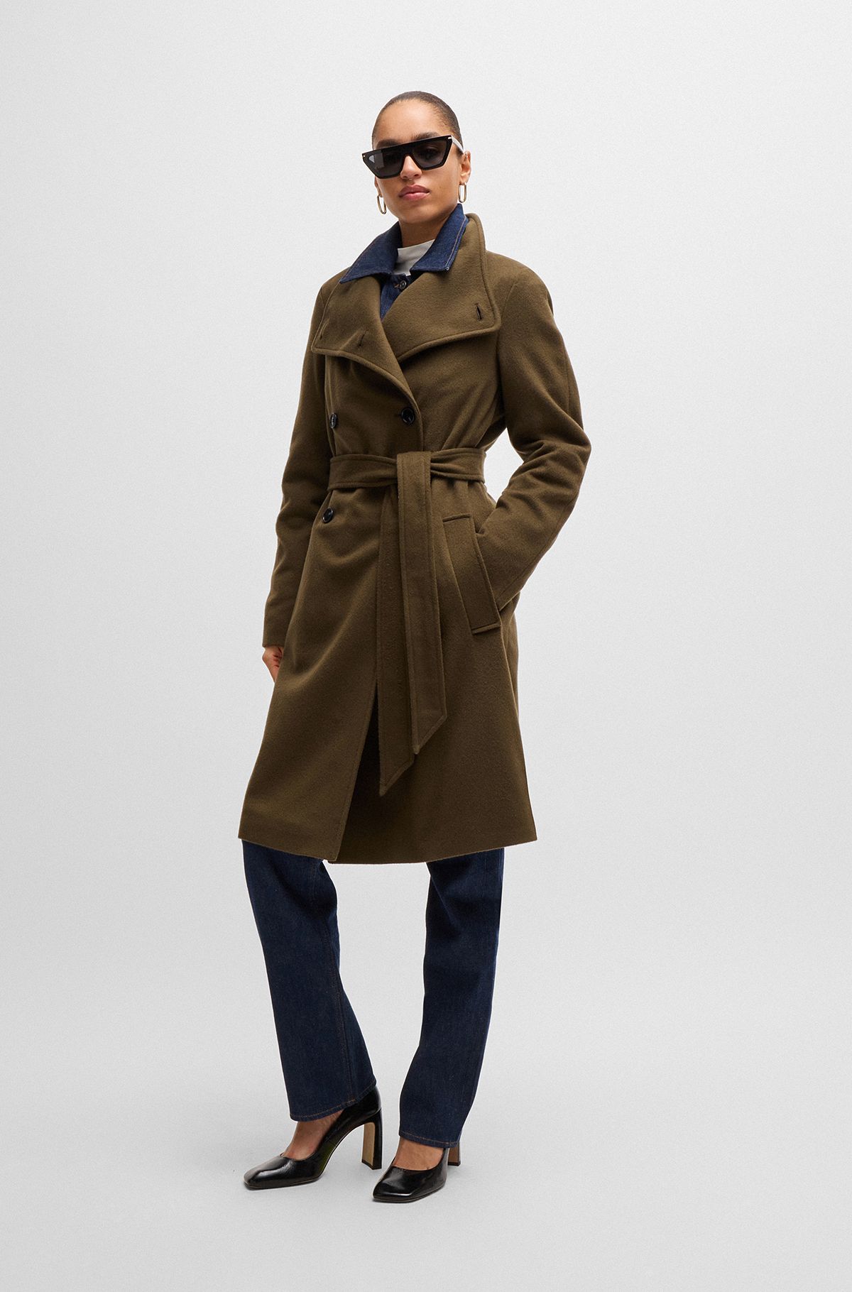 Coats in Beige by HUGO BOSS | Women Coats in Beige by HUGO BOSS | Women