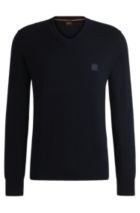 Sweater med V-hals