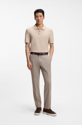 Sneakers Gary in pelle scamosciata con sistema di lacci elastici, Marrone scuro